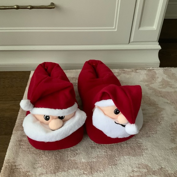 OLD NAVY Cozy CHRISTMAS Santa Mens’s Slippers Size X-Large 12-13 BRAND NEW - Picture 6 of 12